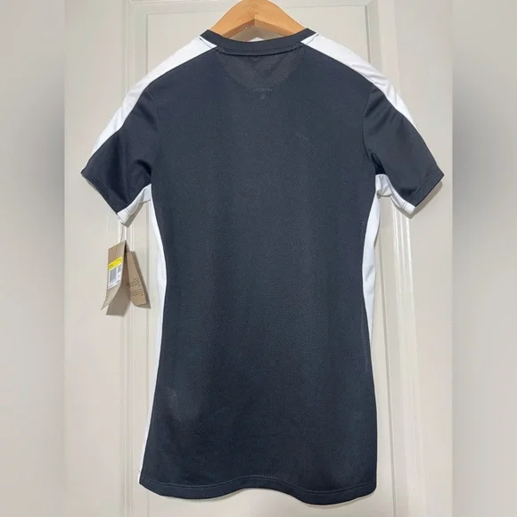 NWT Nike Women’s Dri-FIT Soccer Training Shirt Navy White Athletic Top - Picture 5 of 6